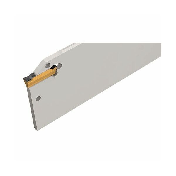 DGFH 32-3 Double-ended parting and grooving blades for double-ended inserts.