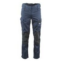 Pantaloni de damă Service albastru marin / negru