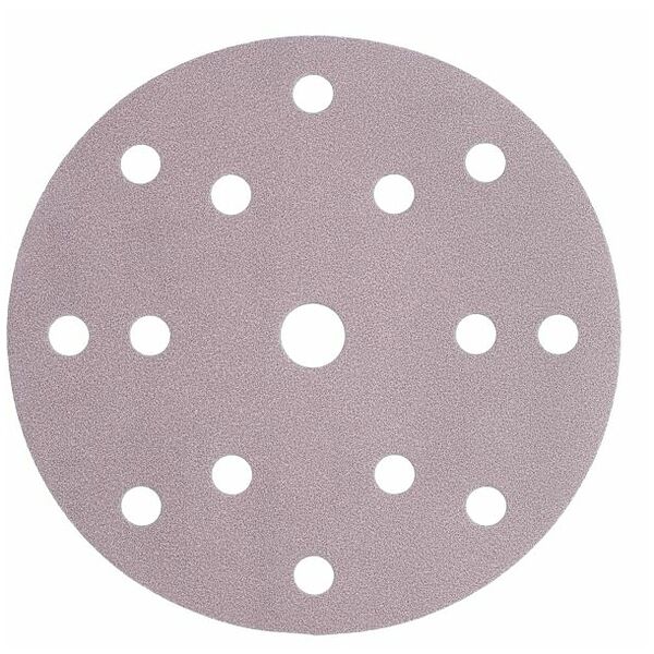 Velour-backed abrasive disc (CER) Q.Silver ACE 15 holes 150 mm ⌀