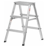 Stepladder, double-sided access