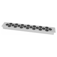 Shelf with tool sockets for cabinet / compartment width 40 G HSK40