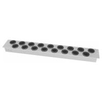 Shelf with tool sockets for cabinet / compartment width 40 G VDI40