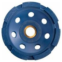 Diamond dished grinding wheel DCW 1R PSF 100x6x22.23 mm for levelling concrete and screed
