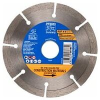 Diamond cut-off wheel DS 110x1.6x20 mm PSF for fast cutting of stone and concrete