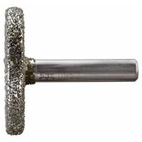 Diamant-Schleifstift Zylinderform 45x6,5x8 mm D852 zum Schleifen von Grau-und Sphäroguss