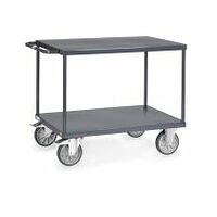 ESD stolový vozík s plošinami z ocelového plechu
