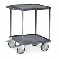 ESD-Table top cart with steel plate trays