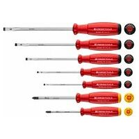 SwissGrip screwdriver set for slotted and Phillips screws