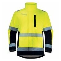 Chaqueta softshell uvex suXXeed multifunción amarilla, advertencia amarilla S