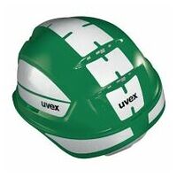 Casque de protection uvex pheos B-S-WR 9772433 vert avec évents