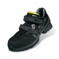 uvex 1 Sandals S1 65609 Black/Yellow Widths 12 Sizes 50