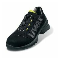 uvex 1 chaussures basses S1 65619 noir, jaune largeur 12 taille 44