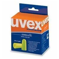 Oordoppen uvex x-fit 2112013 groen SNR 37 dB Maten M