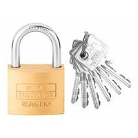 Precision padlock individual keys, Body ⌀: 40mm