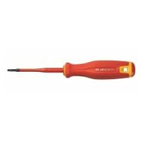 Electrician’s screwdriver for Torx®, with 2-component Haptoprene handle SLIM blade, fully insulated