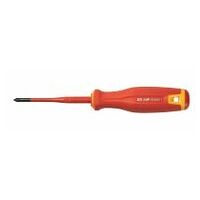 Electrician’s screwdriver for Phillips with 2-component Haptoprene handle, SLIM blade, fully insulated 1