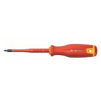 Electrician’s screwdriver for Phillips with 2-component Haptoprene handle, SLIM blade, fully insulated 2