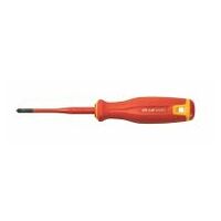 Electrician’s screwdriver for PlusMinus screws, with 2-component Haptoprene handle, SLIM blade, fully insulated