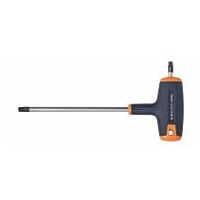 Screwdriver for Torx®, with 2-component Haptoprene T-handle  TX30