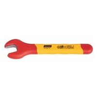 Single open ended spanner fully insulated 10 mm