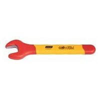 Single open ended spanner fully insulated 13 mm