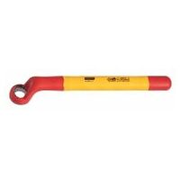 Single ended ring spanner fully insulated 13 mm