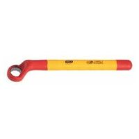 Single ended ring spanner fully insulated 17 mm