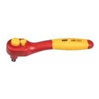 Reversible ratchet, 3/8 inch, with ejector fully insulated 3/8