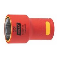 Hexagon socket, 1/2 inch fully insulated 22 mm