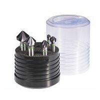 HOLEX Pro Steel countersink set No. 150182 in a round box 90° 5