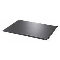 Modular floor mat  dark grey speckled