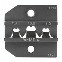 Crimp insert with contact mounting  1193