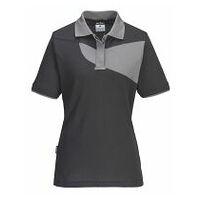 PW2 ladies’ polo shirt  black / grey