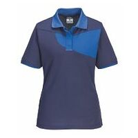 PW2 ladies’ polo shirt  dark blue / royal blue