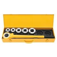 Pipe-threading tool “EVA Set R” complete with sheet steel case