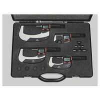 40 EWR-L Dig. Micrometer-Set Set 0-100mm/0-4″ w.Data w.DC