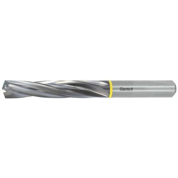 Solid carbide HPC drill, plain shank DIN 6535 HA, DLC, ⌀ D<sub>C</sub> h7: 7,2mm