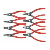 Precision Circlip pliers set for internal and external circlips, Number of pliers: 8