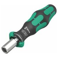838 RA S Bitholding screwdriver with ratchet functionality, 1/4″, 1/4″ x 102 mm