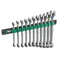 9630 Magnetic rail 6000 Joker 1 Ratcheting combination wrenches set, 11 pieces