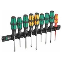 9650 Magnetic rail Kraftform screwdriver set, 9 pieces