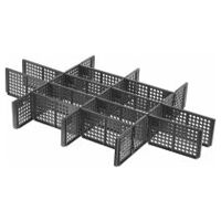 Divider set for complete base tray (3 cross dividers, 12 partitions)
