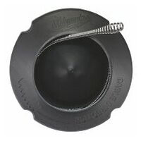 Spirală pentru curățător de țevi cu acumulator M12BDC, 8 mm x 7,6 m cu cap conic și tambur spiralat