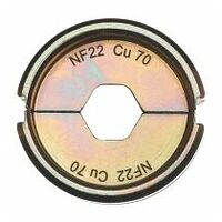 Lisovací vložka NF22 Cu 70