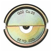 Presione insert Q22 CU 25-1 pieza