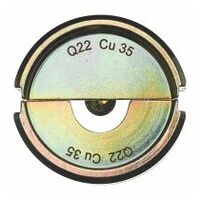 Presione insert Q22 CU 35-1 pieza
