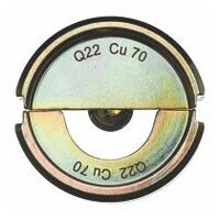 Insert de presse Q22 CU 70-1 pièces