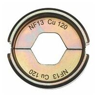 Vložek za stiskanje za hidravlično orodje za stiskanje baterij, NF13 Cu 120