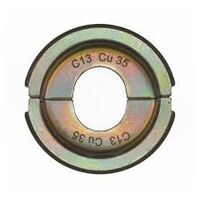 Pressindsats til hydraulisk batteripressværktøj, C13 Cu 35