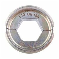 Inserte a presión la pieza L13 CU 185-1